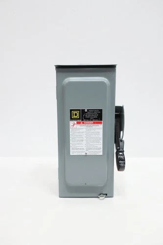 Square D CH361RB Fusible Disconnect Switch 30a Amp 480/600v-ac 3p