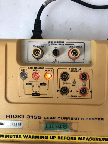 Hioki 3155 Leak Hitester HO46 Hioki 9498 Network C #E10