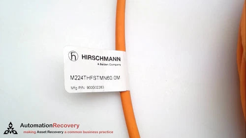 HIRSCHMANN M224THFSTMN60.0M INDUSTRIAL PATCH CORD 4PIN S/S M/M #277404