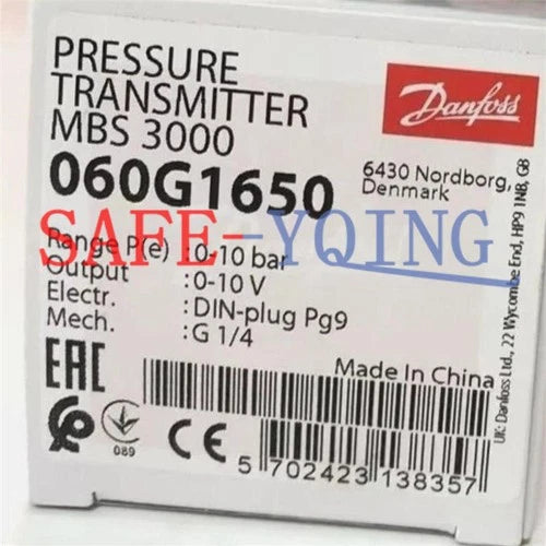 1PCS Danfoss MBS3000 060G1650 Pressure Transmitter Sensor NEW