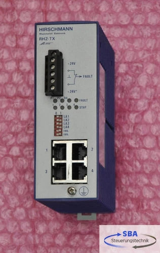 Hirschmann / Rheinmetall Elektronik 4 Port Rail Hub Typ RH2-TX