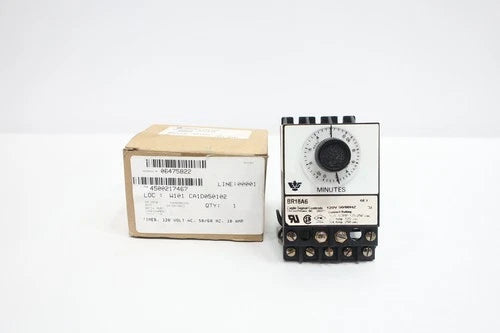 Danaher BR18A6 Eagle Signal Timer 0-10min 120v-ac