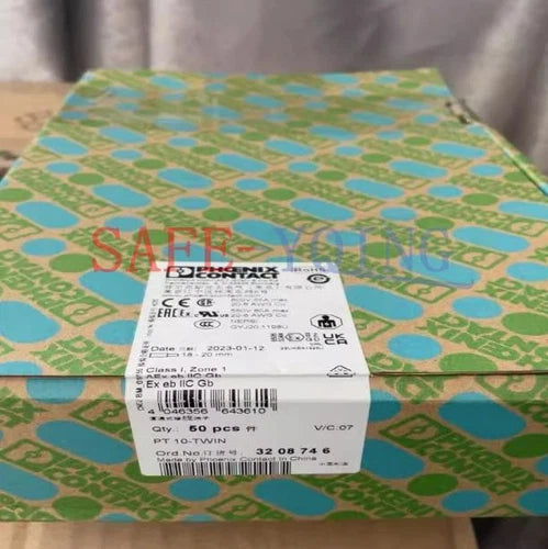 50PC Phoenix Contact PT 10-TWIN 3208746 Straight through terminal block New