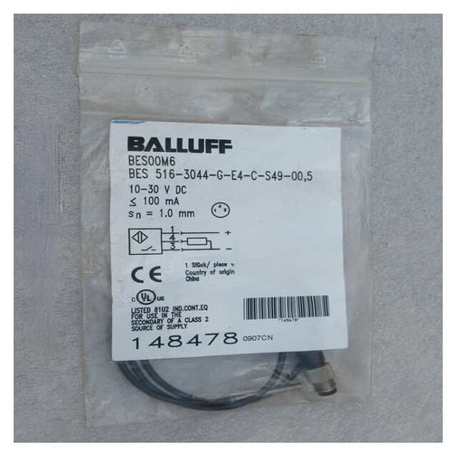 1PC New BALLUFF BES 516-3044-G-E4-C-S49-00,5 Proximity Sensor