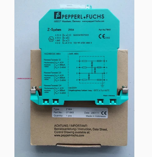 New In Box Pepperl+Fuchs P+F Z954 Safety Barrier