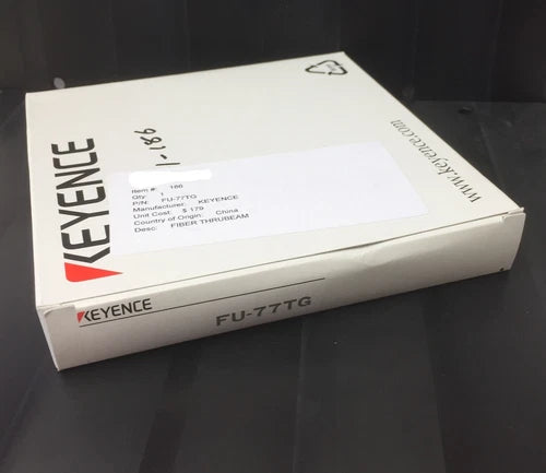 Keyence FU-77TG Thrubeam Fiber Unit Length 1M, Hex-Shaped, M4, Optical 1.13mm