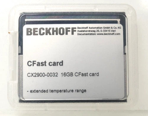 Beckhoff CFast Card 16GB | CX2900-0032