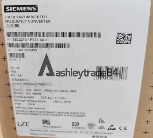 1PCS NEW Siemens G120 power module 6SL3210-1PE28-8AL0 6SL3 210-1PE28-8AL0