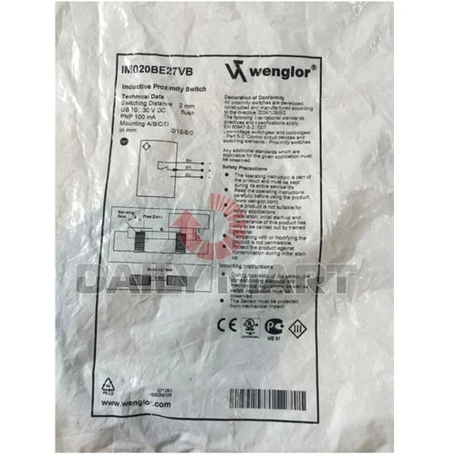 New Wenglor IM020BE27VB Inductive Sensor with Standard Switching 10~30 VDC Flush