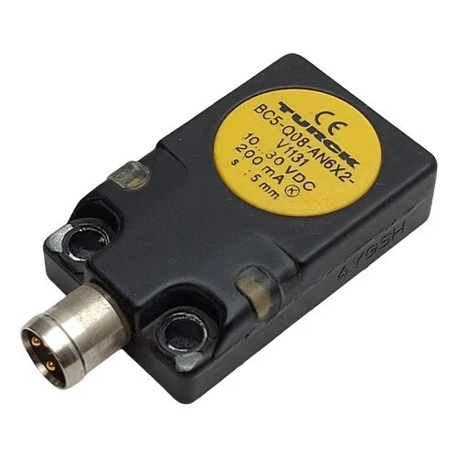 Turck BC5-Q08-AN6X2-V1131 Capacitive Sensor, NPN, 5mm, 10-30VDC 200mA, 3-Pin M8