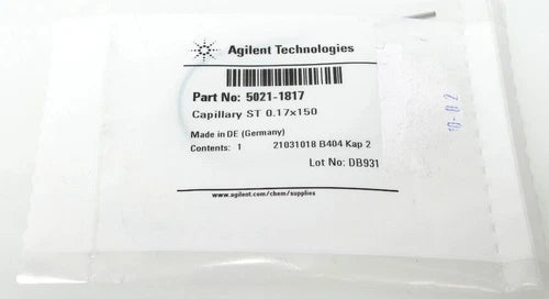 Agilent Technologies Kapillare Edelstahl 0,17 x 150mm keine Fittings | 5021-1817