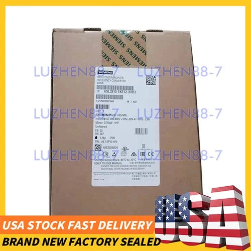 Siemens 6SL3 210-1KE12-3UB2 / 6SL3210-1KE12-3UB2 G120C RATED POWER 0,75KW
Opens in a new window or tab