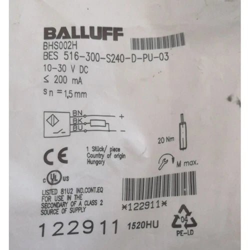 1PC New BALLUFF BES 516-300-S240-D-PU-03 Proximity Switch