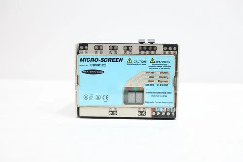 Banner USDINT-2T2 Micro-screen Safety Light Curtain Controller Module