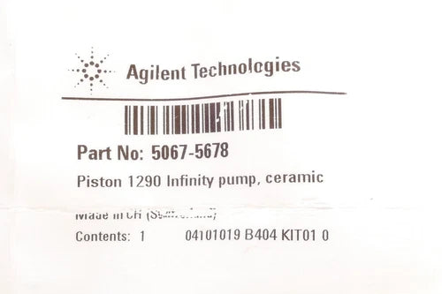 Agilent Technologies Keramik-Kolben f¨¹r quatern?re und bin?re Pumpe | 5067-5678