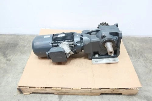 Siemens 2KJ3511-9HJ23-9AQ1-Z Gearmotor 44.6rpm 3ph 5.5kw 460v-ac