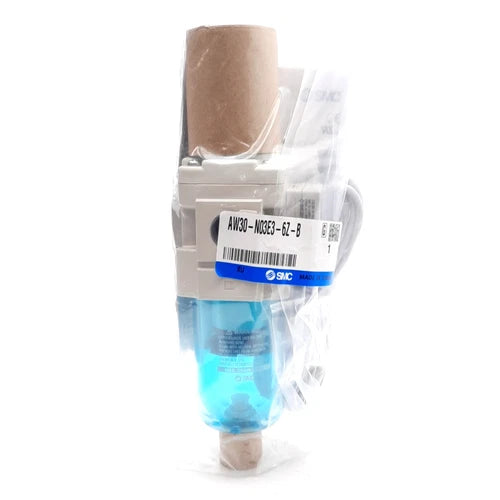 SMC AW30-N03E3-6Z-B Filter Regulator, 5?m, 3/8in NPT, 7-125psi, PNP Out