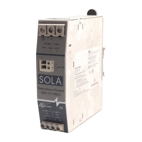 Emerson SolaHD SDN2X10RED Redundancy Module, 2-Channel, 12-28VDC Input / Output