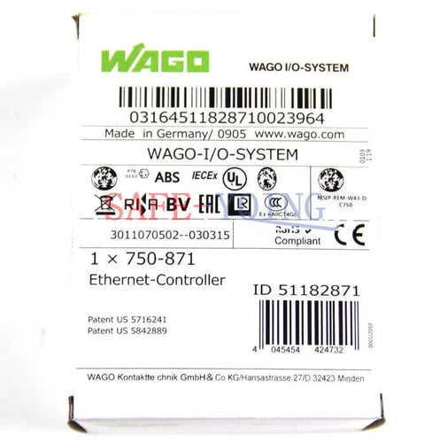Brand New ONE WAGO PLC module 750-871 1-Year Warranty Expedited Shipping