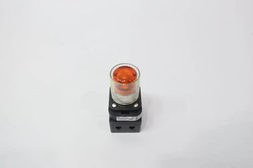 Allen Bradley 800H-QRAH2A Amber Illuminated Pushbutton 12-130v-ac/dc