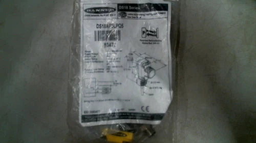 BANNER ENGINEERING DS18AP6LPQ5 SENSOR 3.5M W/BRT-84 10-30VDC SPDT -FREE SHIPPING