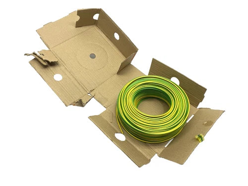 Carretel Lapp 4160500 fio de conex?o multipadr?o verde amarelo 1x2,5 14AWG DE 100M