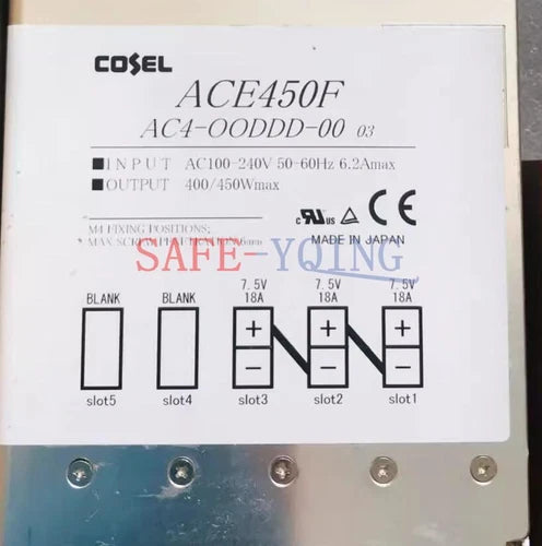 ONE USED COSEL ACE450F AC4-OODDD-00 Power Supply