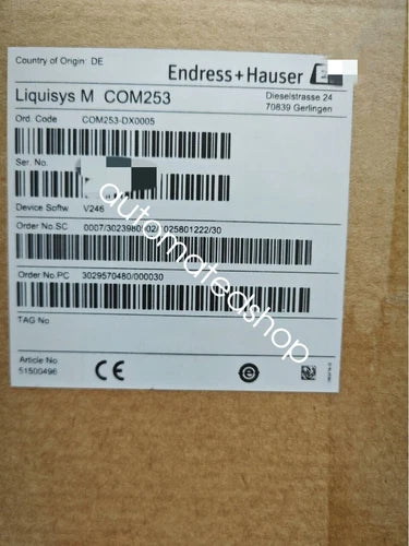 1PC NEW COM253-DX0005 E+H Dissolved Oxygen Transmitter Shipping DHL or FedEX