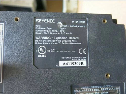 ONE Used KEYENCE HMI Touch Panel VT2-5SB