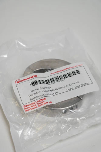 Edwards C10516404 Clamp Metal Seals Spannring Flansch-Verbindung NW 40 NEU
