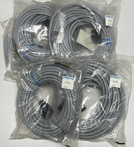 5 St¨¹ck / Festo / Steckdosenleitung / KMC-1-24-10-LED / 193459