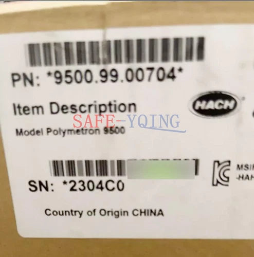 ONE NEW HACH POLYMETRON 9500 CONTROL UNIT 9500.99.00704