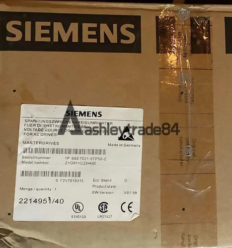 1PCS NEW SIEMENS MAIN DRIVE 6SE7021-8TP50-Z Z=G91+C43+K80