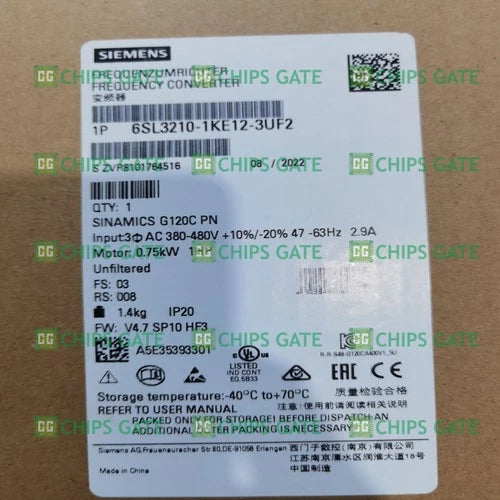 1 pe?a nova Siemens 6SL3210-1KE12-3UF2