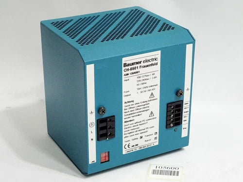 Baumer Electric ASIN 120A0001 Power Supply
