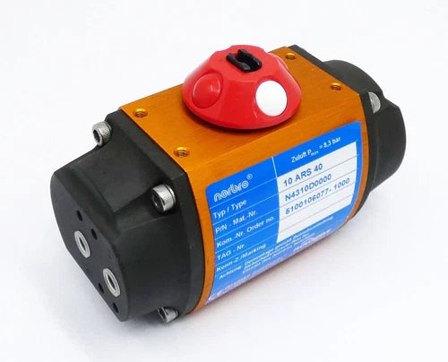 Flowserve norbro 10 ARS 40 Zuluft pmax. 8,3bar pneum. Stellantrieb -unused-