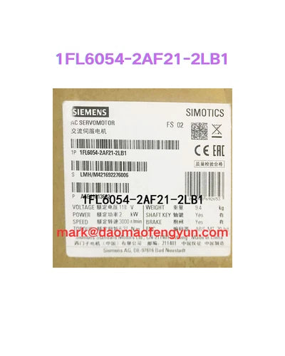 1FL6054-2AF21-2LB1 New SIMOTICS S-1FL6, SH50, Fast Shipping, DHL/FEDEX/UPS