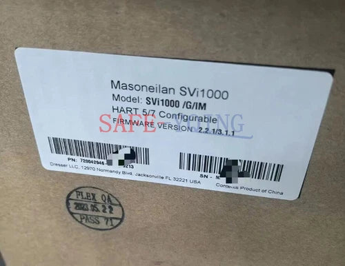 ONE NEW MASONEILAN VALVE POSITIONER SVI1000/G/IM