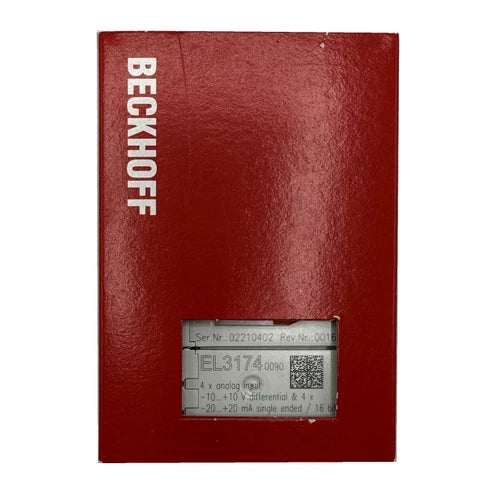 Beckhoff - EtherCAT Terminal - 4CH input, multi-function - EL3174 - NEU