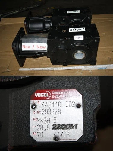 Vogel Mksh 8 Gear Motor Bevel-Helical Bevel Gear I=28,8