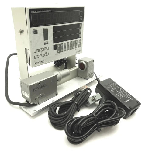 Keyence LS-7001 & LS-7010 LED CCD Micrometer System ¡À.5¦Ìm Accuracy .04-6mm Range