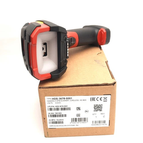 Omron HDS-3678-0001 Microscan HS-360X Handheld Dpm Barcode Scanner, Bluetooth