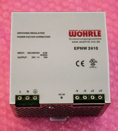 W?hrle Stromversorgung Einphasiges Schaltnetzger?t  Typ: EPNW2410
