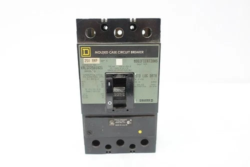 Square D KAL362501021 Molded Case Circuit Breaker 250a Amp 600v-ac 3p