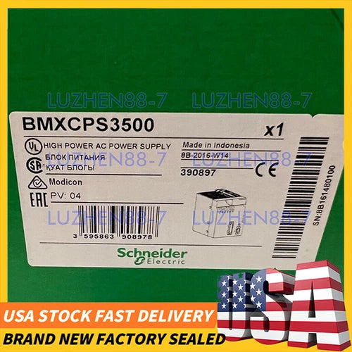 New Factory Sealed Schneider BMXCPS3500 Electric Modicon Free Shipping
Opens in a new window or tab