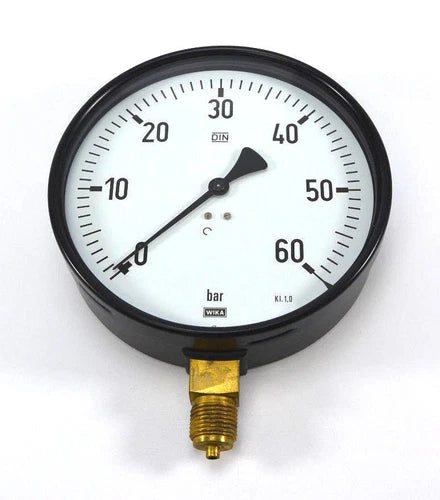 WIKA ?160mm Manometer 9051856 unten 0-60 bar G 1/2