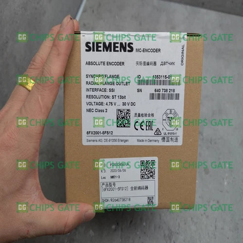 1 pe?a nova em folha Siemens 6FX2001-5FS12