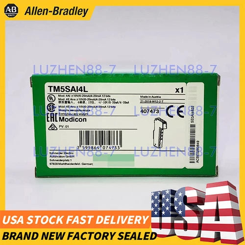 Schneider New Sealed TM5SAI4L thermistor temperature input module Free Shipping
Opens in a new window or tab