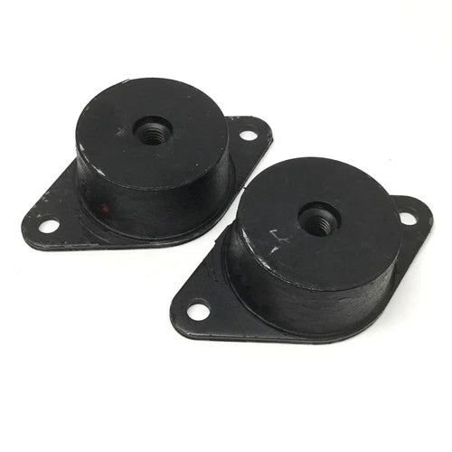 Lot of 2 Barry Controls 661-55 Neoprene Vibration Isolation Machine Mounts 550lb