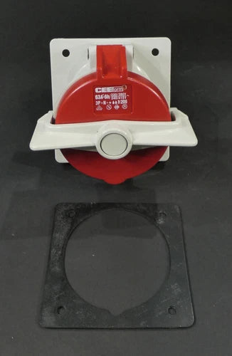 CEEform Anbausteckdose Typ 209 + Dichtung 63A*- 6h |220/380V~ 240/415V~ |5 polig